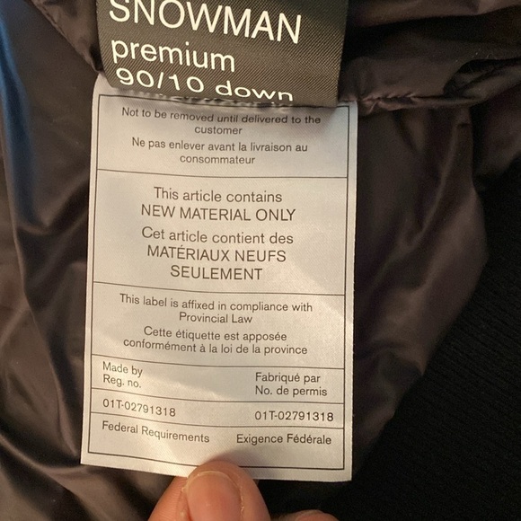 Snowman New York Bubble Down Puffer Jacket “Black” - Picture 13 of 14